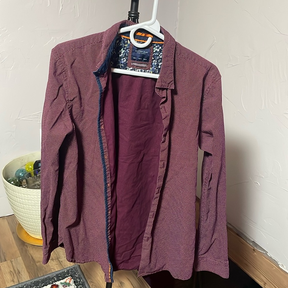 🔴Cactus man button up